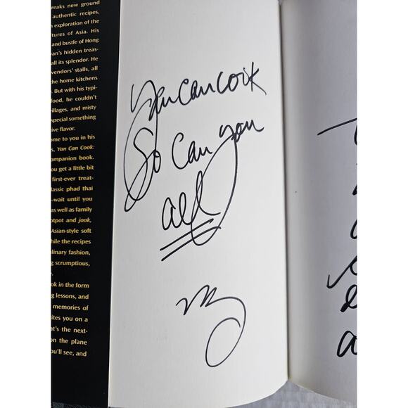 SIGNED Martin Yan Asian Favorites From Hong Kong, Taiwan and Thailand Cookbook - Picture 4 of 9